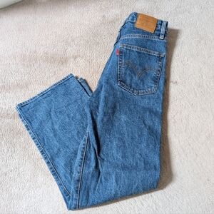 Levi's Ribcage Straight Ankle Jeans Size 27